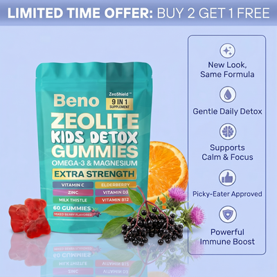 Beno - Kids Detox & Multivitamin Gummies