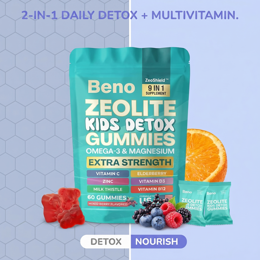 Beno - Kids Detox & Multivitamin Gummies